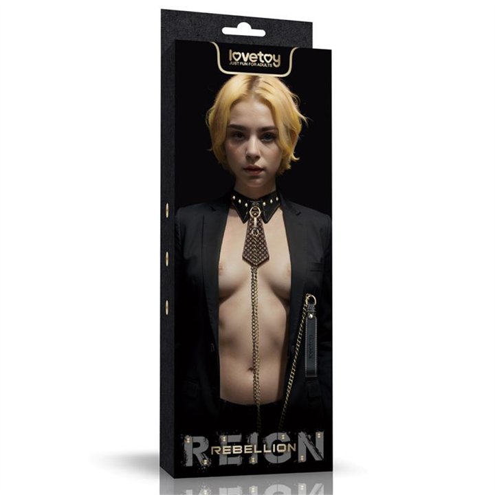 Rebellion Reign Collar with Chain - LO-LV761205 - Teknashop Ltd
