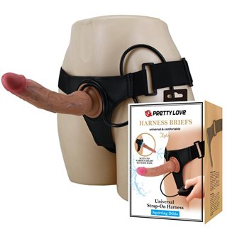 Kyton Strap-On with Squirting Dildo - BW-022104P - Teknashop Ltd