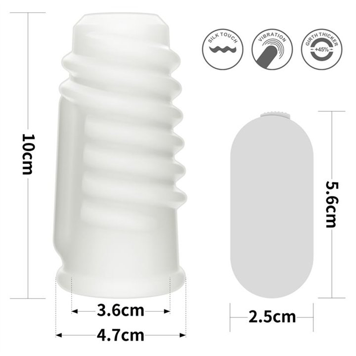 Vibrating Penis Sleeve Spiral Knights - LO-LV343111 - Teknashop Ltd
