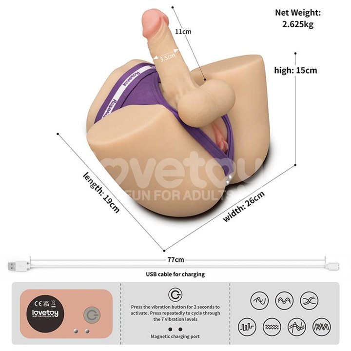 Streetgirls Masturbator Dual Motor Sensation Pulse - LO-LV352302 - Teknashop Ltd
