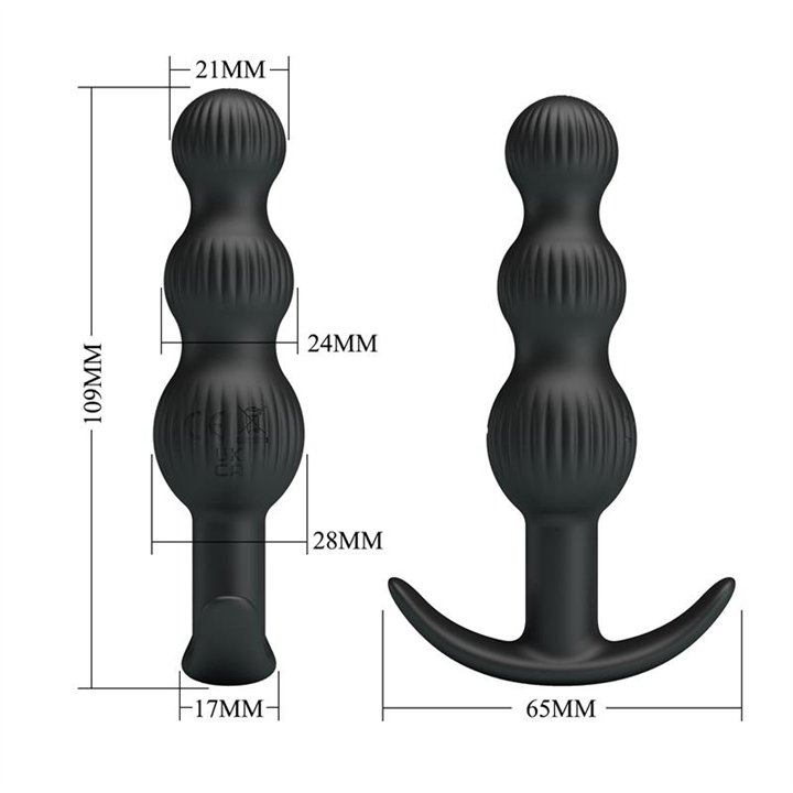Sidney Butt Plug with Vibration - BI-040173 - Teknashop Ltd