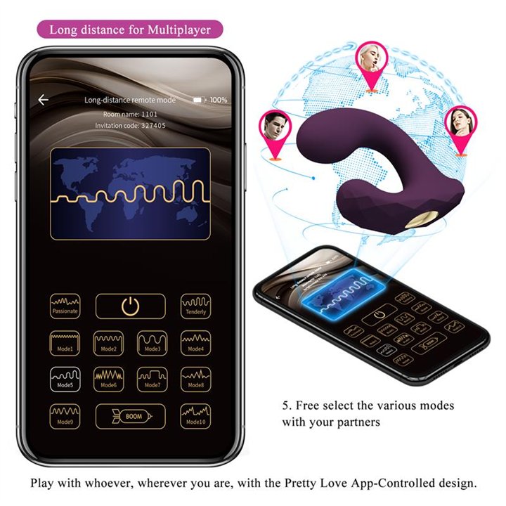 Billy Couples Toy with App - BI-300051HP - Teknashop Ltd