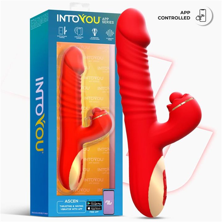 Ascen Thrusting and Waving Vibe with App Magnetic USB - IN-298 - Teknashop Ltd