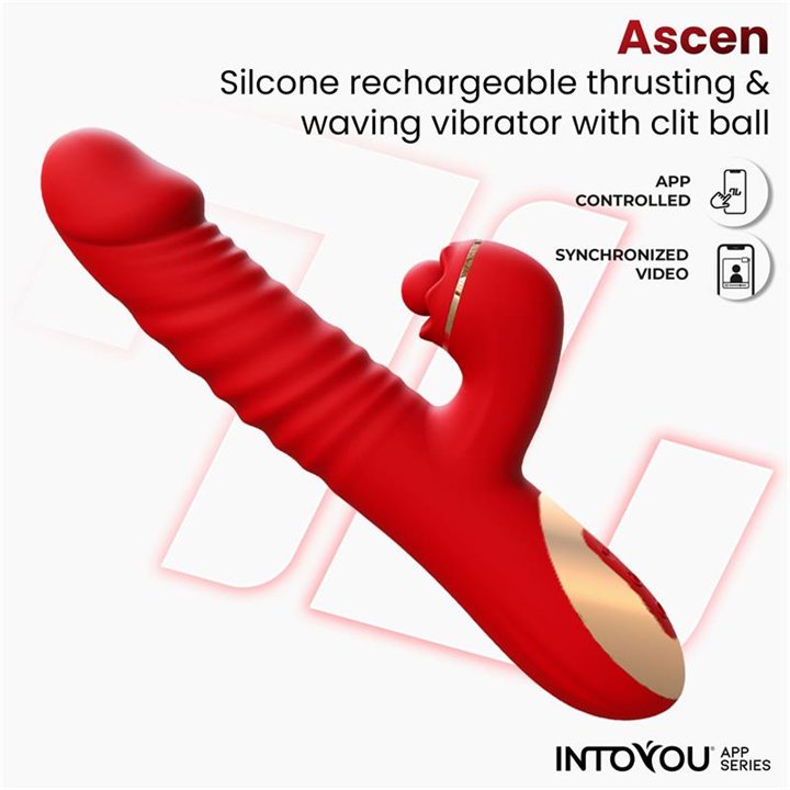 Ascen Thrusting and Waving Vibe with App Magnetic USB - IN-298 - Teknashop Ltd