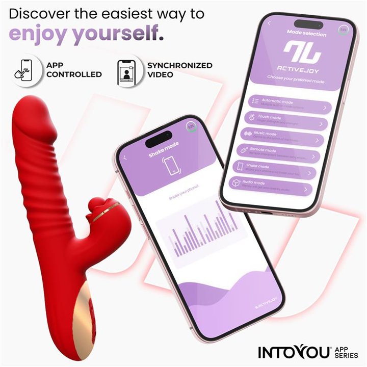 Ascen Thrusting and Waving Vibe with App Magnetic USB - IN-298 - Teknashop Ltd