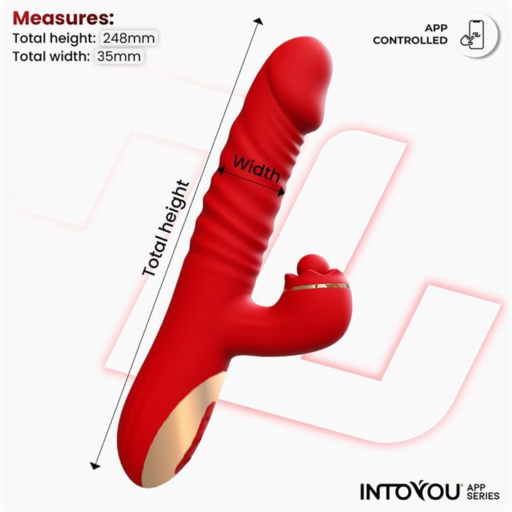 Ascen Thrusting and Waving Vibe with App Magnetic USB - IN-298 - Teknashop Ltd