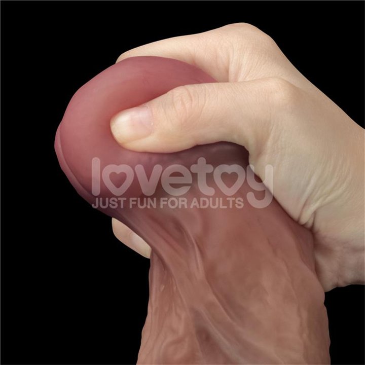 Dildo Dual Layered XXL 10.5 Black - LO-LV411081-B - Teknashop Ltd