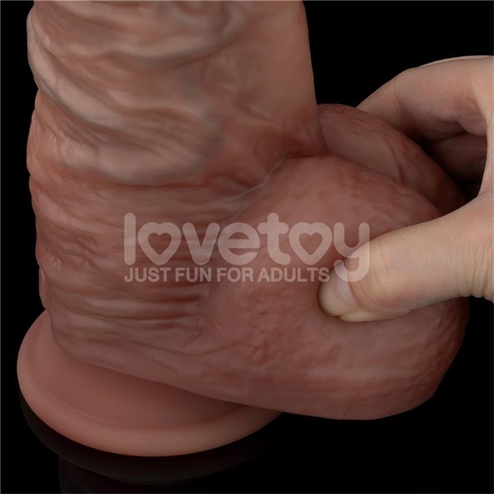 Dildo Dual Layered XXL 10.5 Black - LO-LV411081-B - Teknashop Ltd