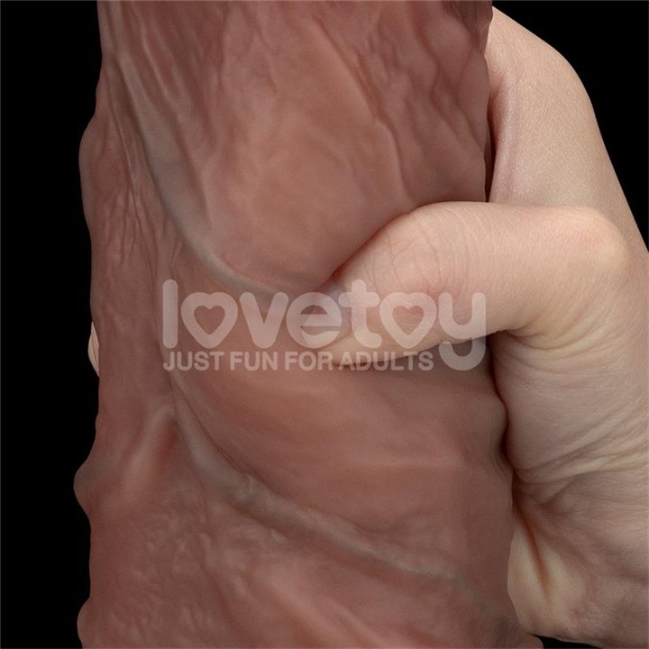 Dildo Dual Layered XXL 10.5 Black - LO-LV411081-B - Teknashop Ltd