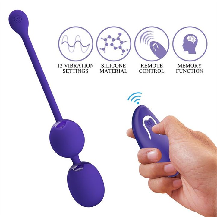 Willie Youth Vibrating Kegel Balls with Remote - BI-014548WL - Teknashop Ltd