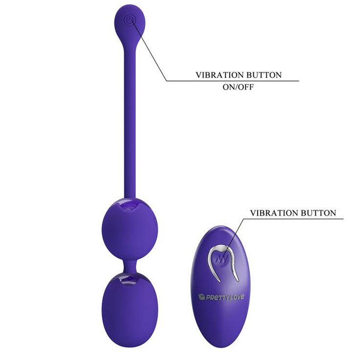 Willie Youth Vibrating Kegel Balls with Remote - BI-014548WL - Teknashop Ltd