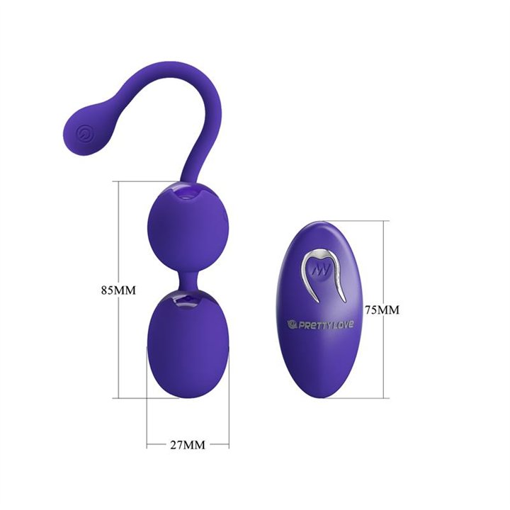 Willie Youth Vibrating Kegel Balls with Remote - BI-014548WL - Teknashop Ltd