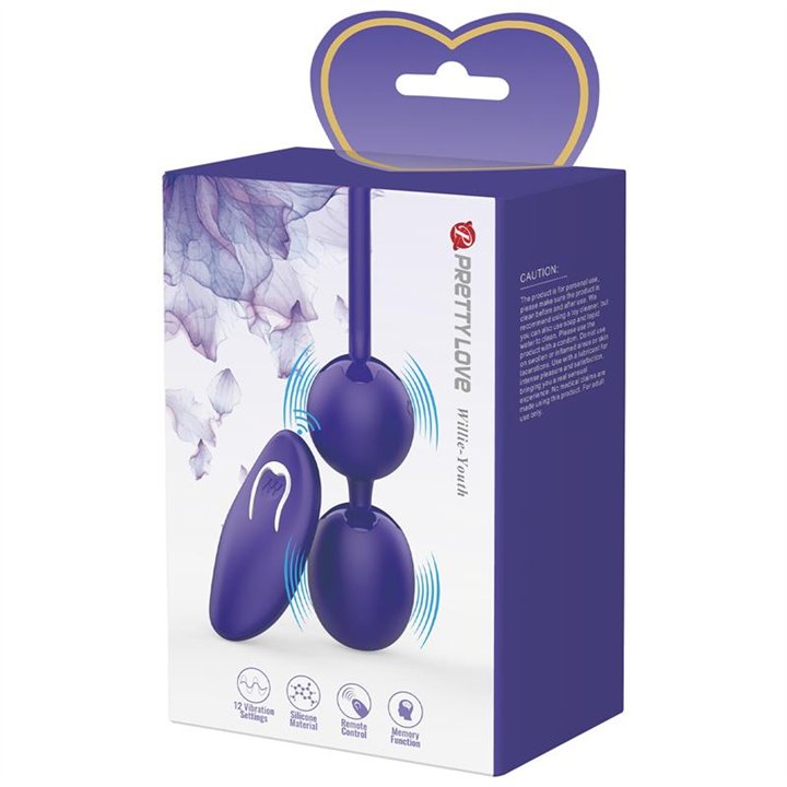 Willie Youth Vibrating Kegel Balls with Remote - BI-014548WL - Teknashop Ltd