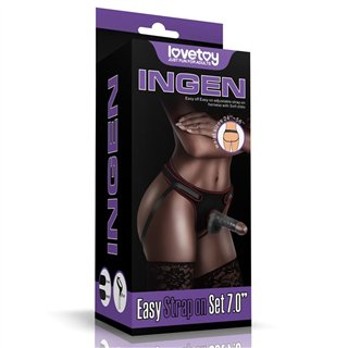 Adjustable Strap On with Dildo 7.0 - LO-LV715025 - Teknashop Ltd