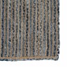 Carpet Natural Blue Cotton Jute 230 x 160 cm (S8802317) - Teknashop Ltd