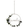 Hanging decoration Family Ø 31 cm Golden (S1123181) - Teknashop Ltd