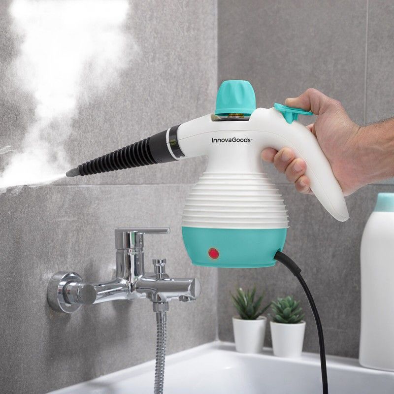 Multi-purpose, 9-in-1 Hand-held Steamer with Accessories Steany InnovaGoods 0,35 L 3 Bar 1000W (V0103132) - Teknashop Ltd