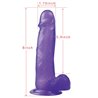 Dildo Jelly Studs 8 Purple