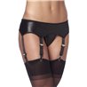 Garter Belt Wetlook with Stockings and Panties