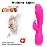 Magic Stick Rabbit Vibe with Pulsation Fuchsia