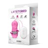 Hiibo Vibrating and Rotating Egg with Remote control USB Silicone Pink