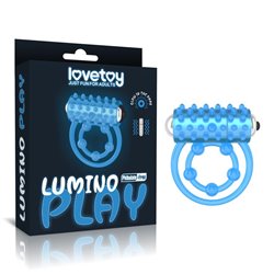 Lumino Play Vibratin Ring Blue Light