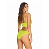 Neonia 2 Piece Bra Set with Zipper Neon Yellow