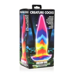 Glow-In-The-Dark Unicorn Tongue Dildo 8.4