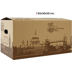 CAJA MULTIUSOS LONDON CITY 82X50X50CM CONFORTIME