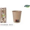 SET-100 VASO CARTON KRAFT 250CC ALGON