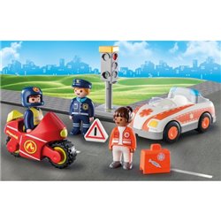 PLAYMOBIL 1.2.3 HÉROES DEL DÍA A DÍA