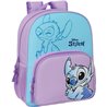 MOCHILA JUNIOR ADAPT.CARRO STITCH "SWEET"