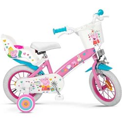 BICICLETA PEPPA PIG ROSA 12" (3/5AÑOS)