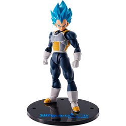 FIGURA SH FIGUARTS VEGETA SUPER SAIYAN BLUE 15TH ANNIVERSARY DRAGON BALL SUPER 14CM