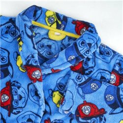 BATÍN CORAL FLEECE PAW PATROL BLUE