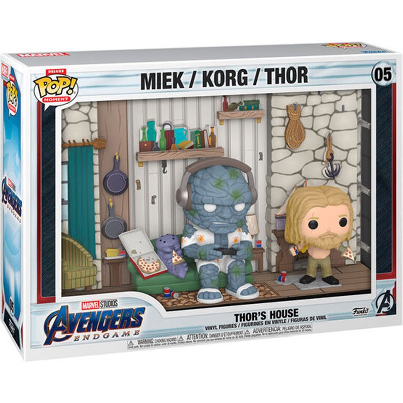 FIGURA POP MOMENTS DELUXE MARVEL LOS VENGADORES AVENGERS THOR HOUSE