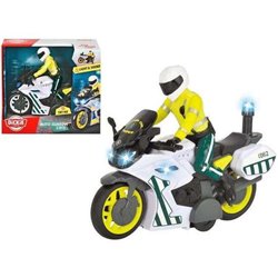 MOTO FRICCIÓN GUARDIA CIVIL CON FIGURA, LUZ Y SONIDO 17 CM