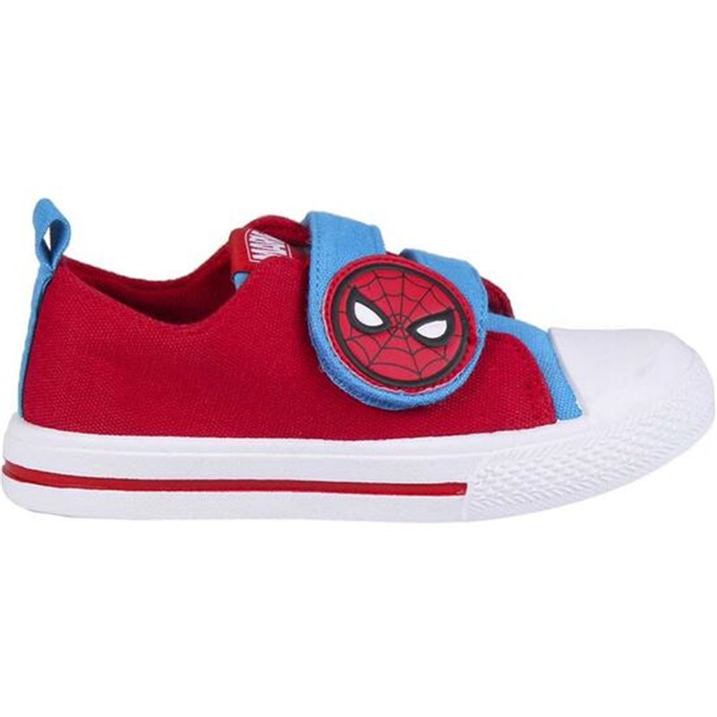 ZAPATILLA LONETA SUELA PVC ALGODÓN SPIDERMAN RED