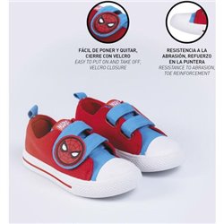 ZAPATILLA LONETA SUELA PVC ALGODÓN SPIDERMAN RED