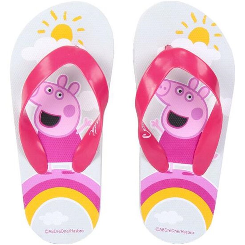 CHANCLAS FLIP FLOP PEPPA PIG PINK