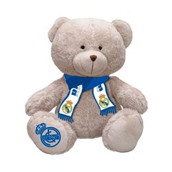 PELUCHE OSITO BUFANDA REAL MADRID 20CM