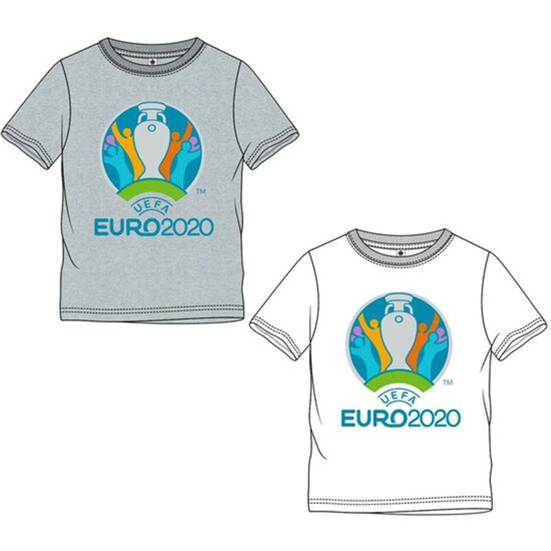 CAMISETA CORTA SINGLE JERSEY EUROCUP - GRIS 