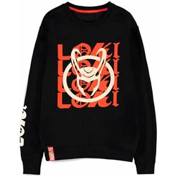 SUDADERA LOGO TEXT LOKI MARVEL