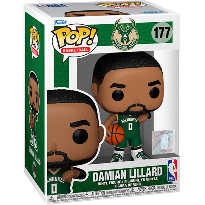 FIGURA POP NBA MILWUKEE BUCK DAMIAN LILLARD