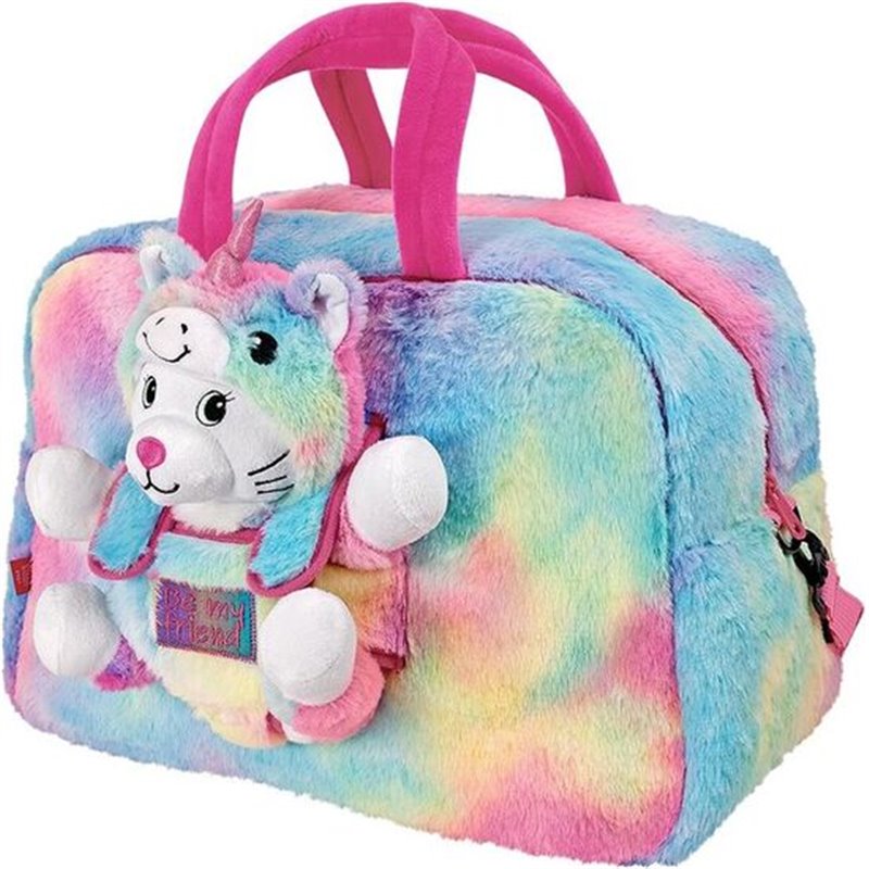 BOLSA VIAJE + PELUCHE GATO EMI 41,5CM