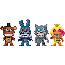 BLISTER 4 FIGURAS POP FIVE NIGHTS AT FREDDYS EXCLUSIVE