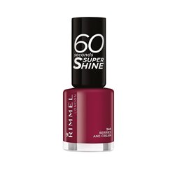 Rimmel London 60 Seconds Super Shine Nail Lacquer 340 Berries And Cream - unisex