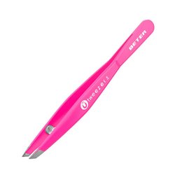 Beter Tweezers Magnetic Slanted Tip Pink - unisex