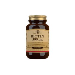 Solgar Biotin 300 µg Tablets - Pack of 100 - unisex