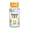 Solaray Vitamina C y D 60 Vcaps - unisex